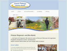 Tablet Screenshot of priener-regional-markt.de